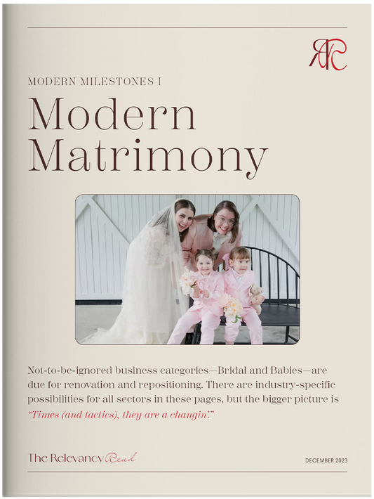 Modern Milestones I: Modern Matrimony